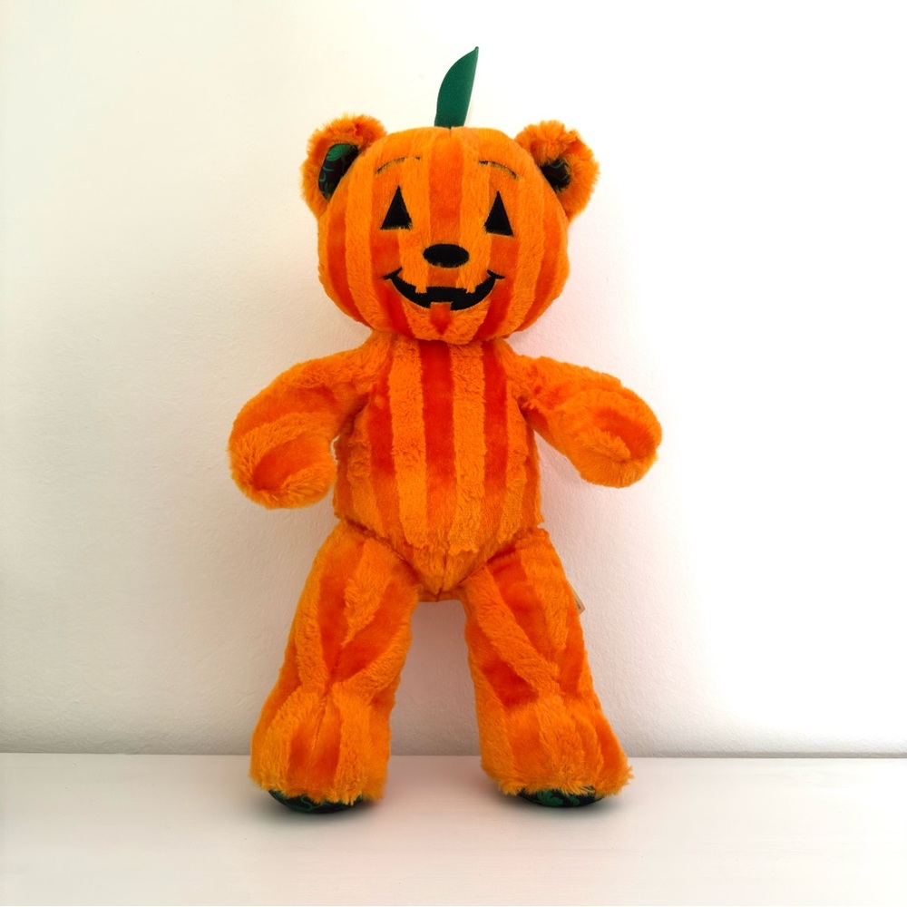 Build A Bear Pumpkin Jack-O-Lantern Striped Halloween Vines